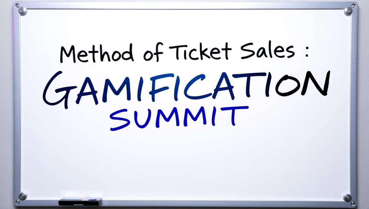 method of ticket sales effective for gamificationsummit